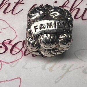 Authentic Pandora Love & Family Charm  #791039